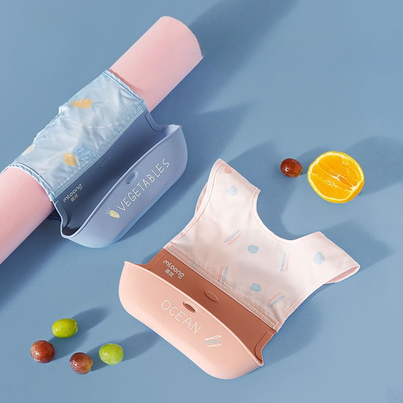 Waterproof Baby Bibs Silicone - 어린이 방수 턱받이 아기 턱받이 부드러운