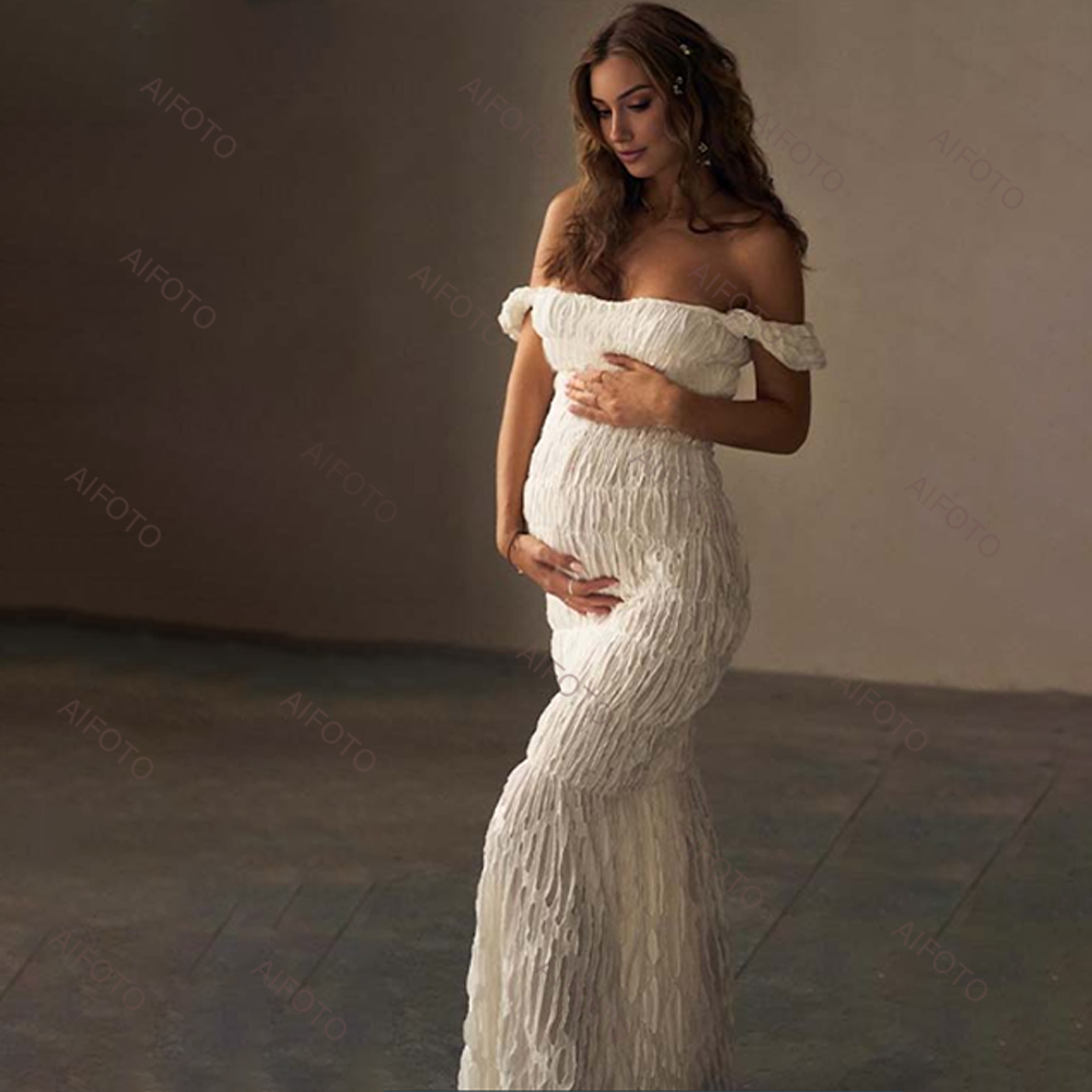 Maternity Wear - 출산 드레스 사진 스튜디오 임신 가운