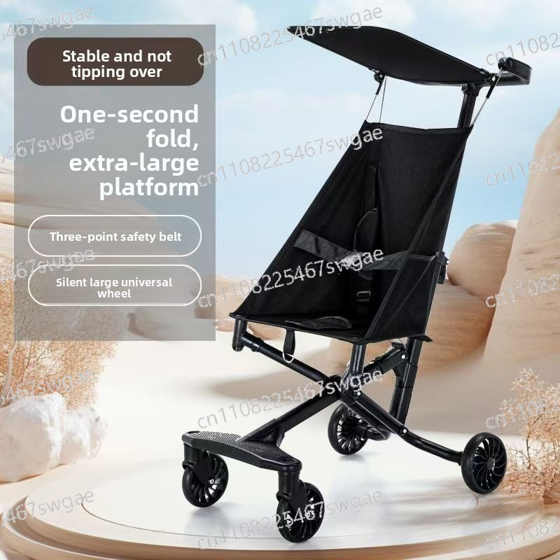 Lightweight Foldable Baby Stroller Compact - 초경량 접이식 유아용 보행기 유모차, 유아용
