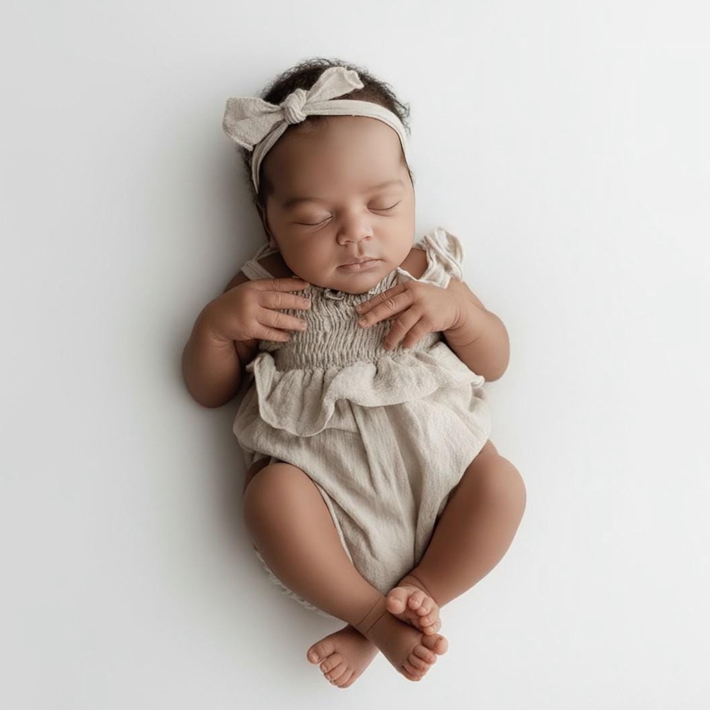 신생아 사진 촬영 소품 아기 여자아이 노란색 린넨 코튼 - Infant Photography Props Outfit 리뷰 및 가격
