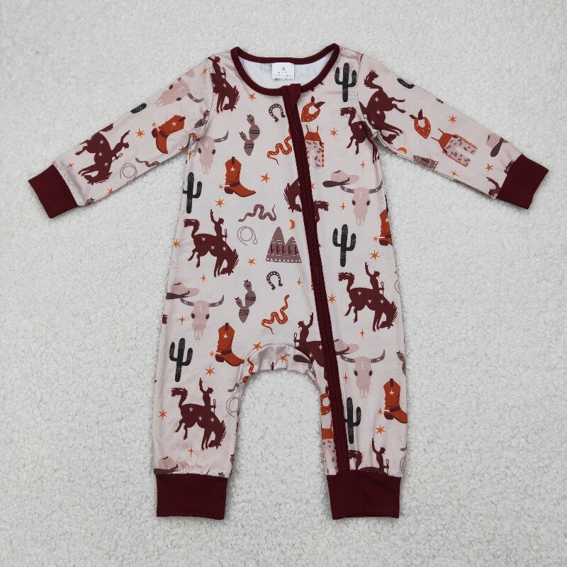 8.19y 부티크 아기 소년 Romper 카우보이 모자 - Cotton Baby Onesies Zipper 리뷰 및 가격
