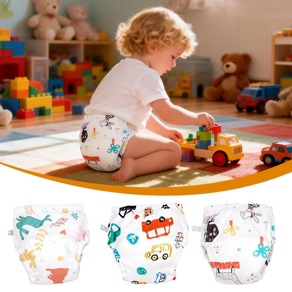 편안한 면 소재 아기 기저귀, 방수 및 새지 않는 세탁 - Toddler Training Pants Leak Proof 리뷰 및 가격