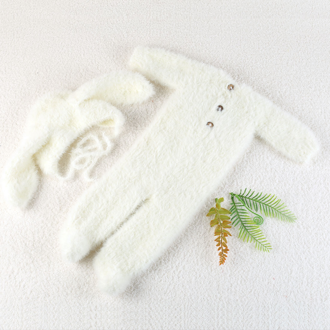 빈티지 니트 푹신한 테디베어 롬퍼 신생아 사진 소품 니 - Infant Photography Props Outfit 리뷰 및 가격