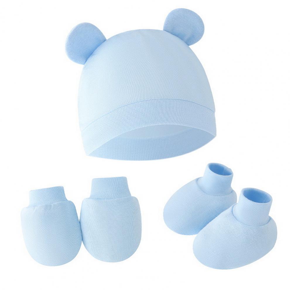 신생아 발 보호대, 신생아 모자 및 장갑 세트, 면 소 - Infant Beanie Hat With Ears 리뷰 및 가격