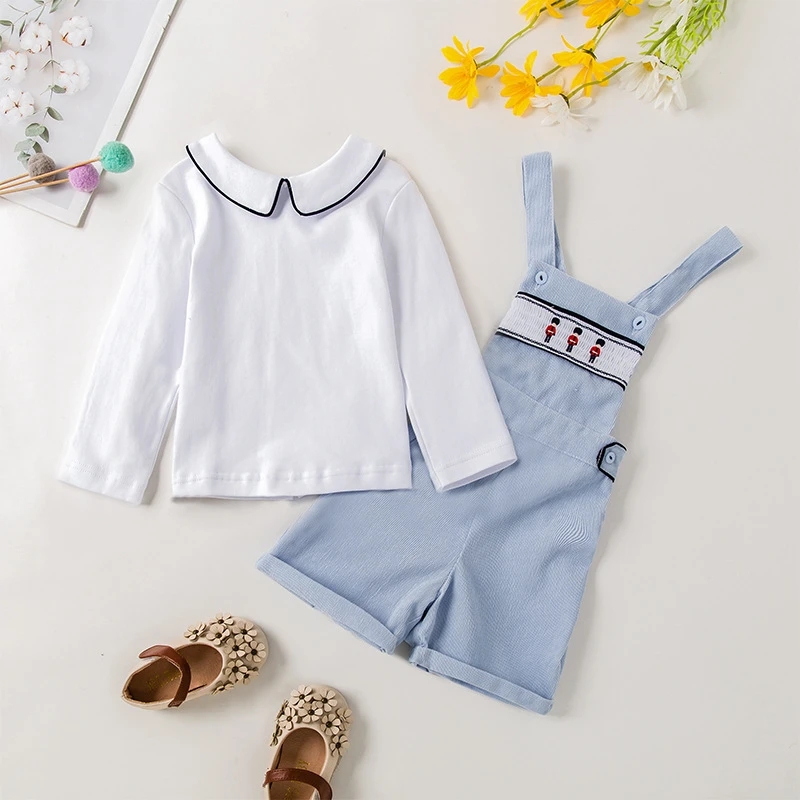 소년 스페인어 복장 아기 옷 유아 위쪽 및 아래쪽 세트 - Baby Boy Suit Set Baptism 리뷰 및 가격