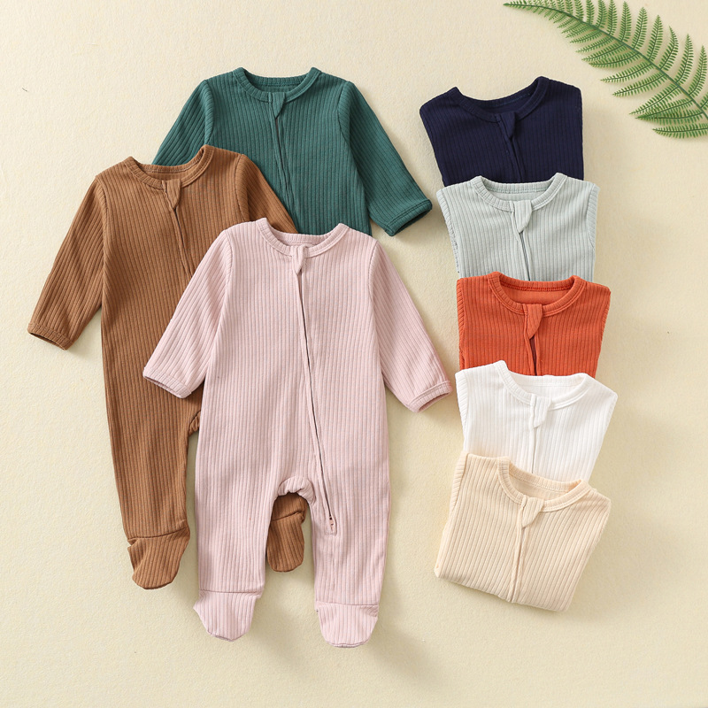 아기 원지 가을, 겨울 아기 ​​등산복 긴팔 지퍼 등산 - Cotton Baby Onesies Zipper 리뷰 및 가격