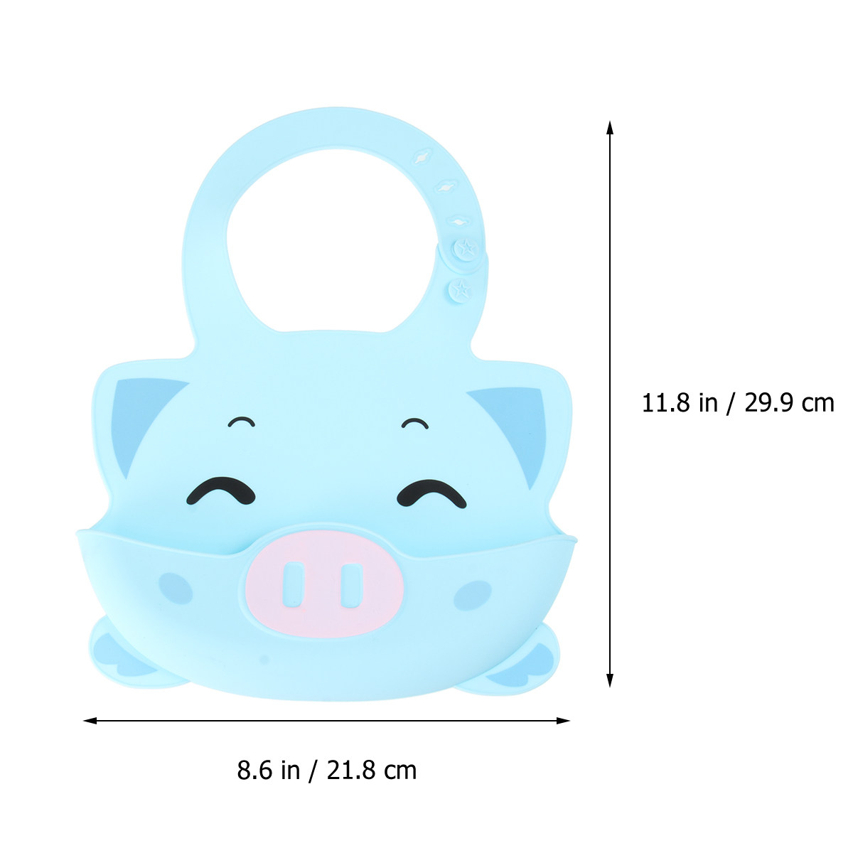 1개입 실리콘 아기 턱받이, 방수 기능, 귀여운 돼지  - Waterproof Baby Bibs Silicone 리뷰 및 가격