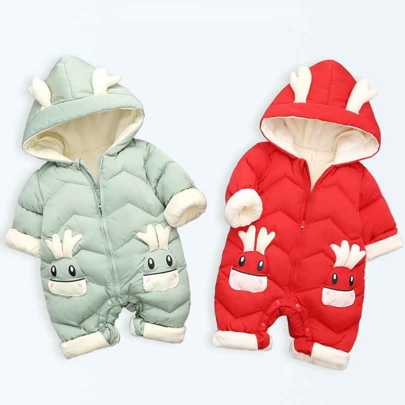 유아 두꺼운 벨벳 롬퍼 의류, 겨울 가을 패딩, 따뜻한 - Cotton Baby Onesies Zipper 리뷰 및 가격